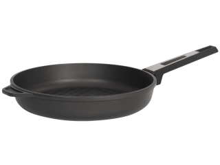 SKK titanová diamantová pánev grilovací s ručkou 28 cm