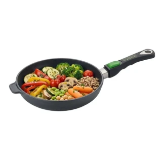 Titanová pánev 28 cm Proficookware PURE s keramickým povrchem a víkem