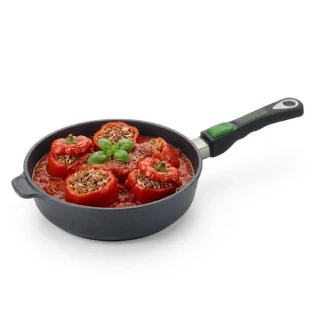 Titanová pánev 28 cm /7 Proficookware PURE s keramickým povrchem a víkem